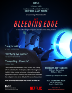 The Bleeding Edge Documentary Film Poster